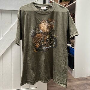 Harley-Davidson Olive Graphic Tee